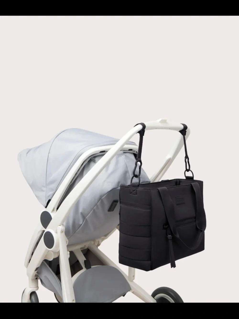 Dagne Dover Wade Diaper Tote in Onyx Black